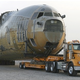 Illustration for article titled Boeing C-17 Fuselage Trucked Through Long Beach Streets In Dead Of Night
